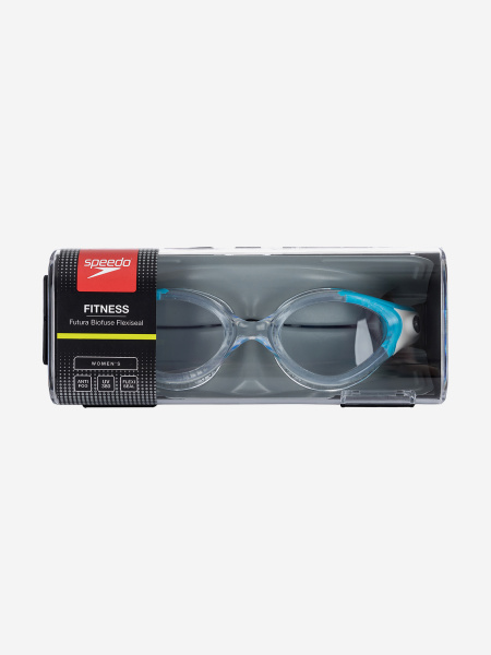 Очки для плавания Speedo Futura Biofuse Flexiseal (прозрачные; голубой/прозрачный)